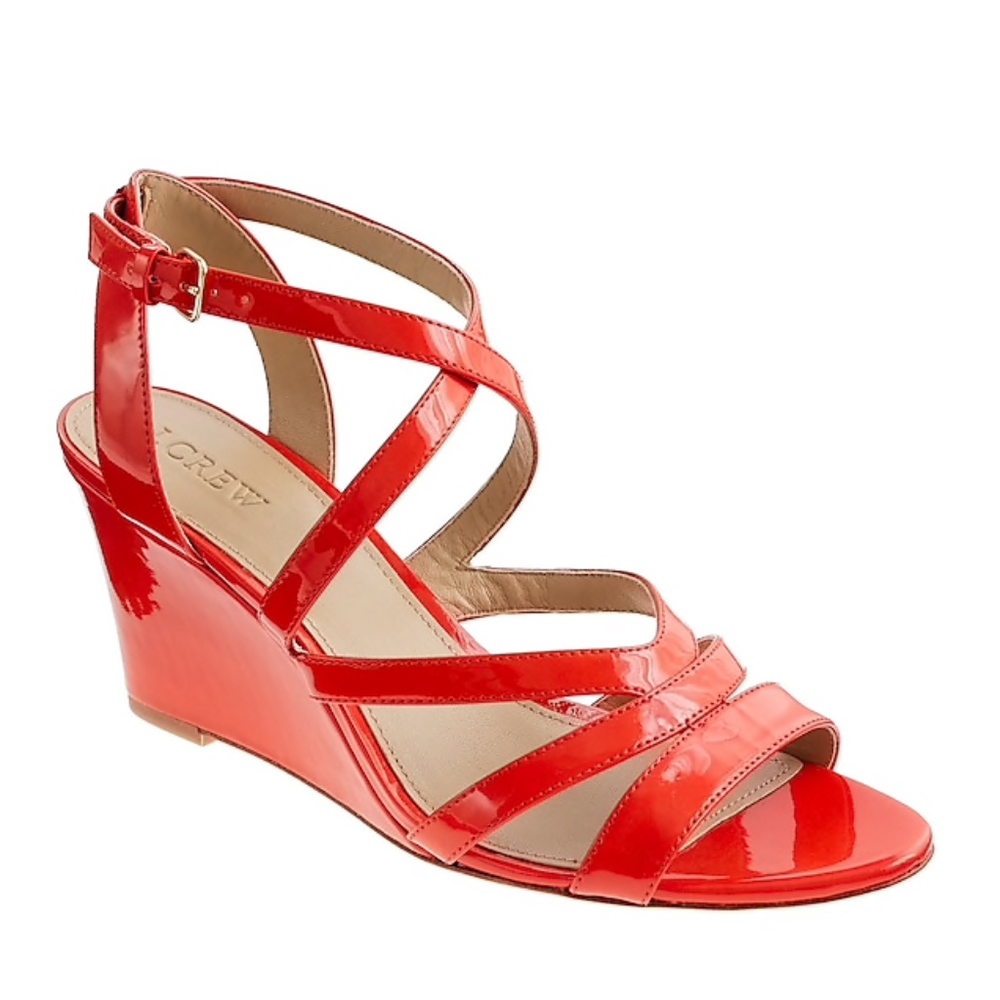J. Crew Marci Patent Wedges